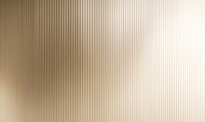 Obraz premium Minimalist Transparent Glass Partition on Beige Gold Wall Background for Luxury Cosmetic Product Display