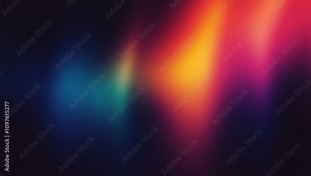 Poster vibrant abstract color gradient background dynamic design