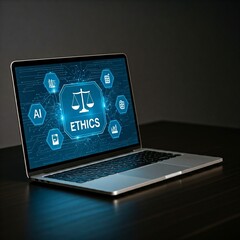 AI Ethics in Business: A Futuristic Dashboard