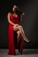Fototapeta premium Portrait of a 21-year-old girl from Bulgaria