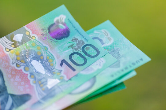 hundreds of dollars of Australian cash