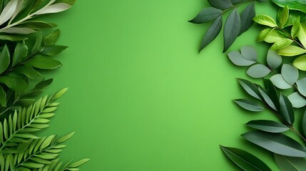 Fototapeta premium Soft Green Gradients Symbolizing Nature and Freshness