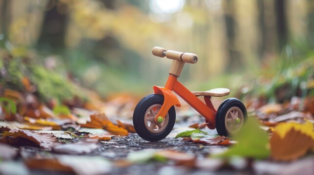 Balance Bike: A pedal-less two-wheeled toy that helps children learn essential balance and coordination skills before they transition to riding a traditional bike.

