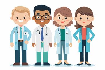 group of doctors and nurses