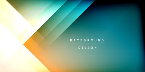 Dynamic shadow lines geometric shapes