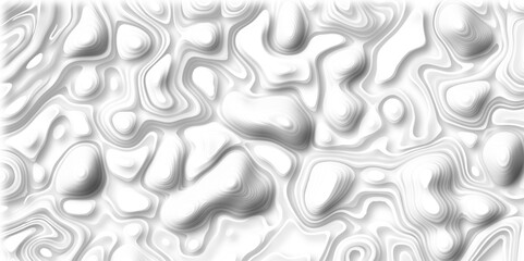 paper cut 3d render topography abstract, beautiful white Background. geometric map relief texture with curved layers and shadow. Realistic papercut decoration textured with wavy vector design.