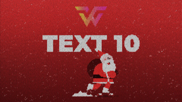 Knit Sweater Santa Skating Loop Logo Reveal 83 1:1 16:9 9:16