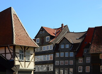 Historical Buildings in the Old Town of Wolfenbüttel, Lower Saxony