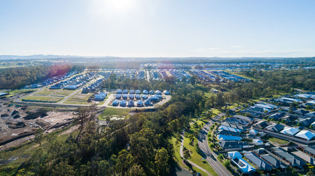 New suburbs of Huntlee medium-sized township near Branxton in the Hunter Region