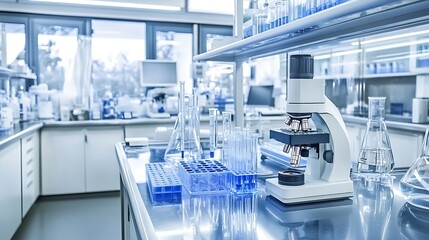 "State-of-the-Art High-Tech Laboratory Equipped with Cutting-Edge Tools, Advanced Automation Systems, and Innovative Technologies for Groundbreaking Research and Precision Testing in Science and Engin