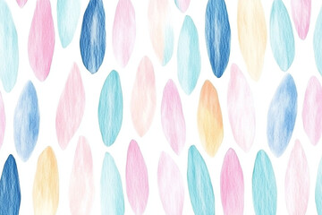 Colorful watercolor patterns in shades of pink, blue, and yellow create vibrant and cheerful design. This artwork is perfect for various creative projects