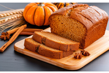 Delicious Pumpkin Bread with Cinnamon Sprinkle