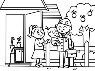 Military come back to home.