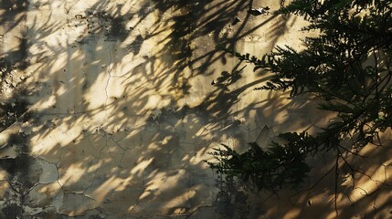 Tree Shadows on Wall.