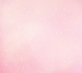 Soft pink background with sparkling starry texture