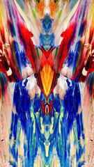 Abstract art background . Hand painting artwork on canvas .