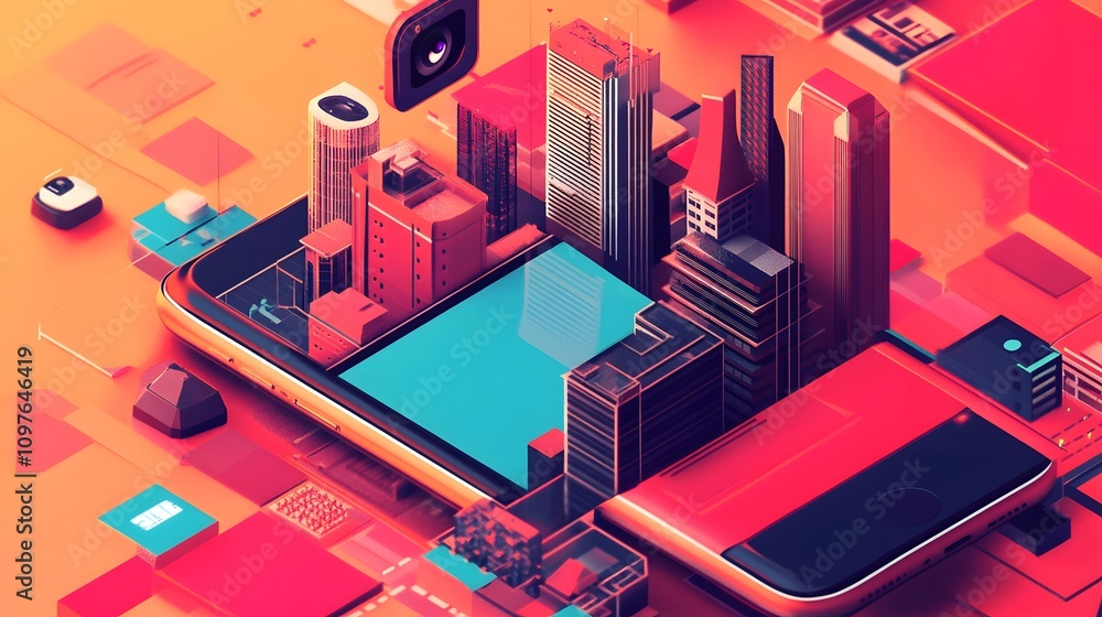 Poster the rise of augmented reality in app design and mobile development