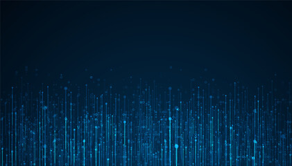 Technology background. Big data visualization concept