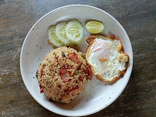 fish with rice