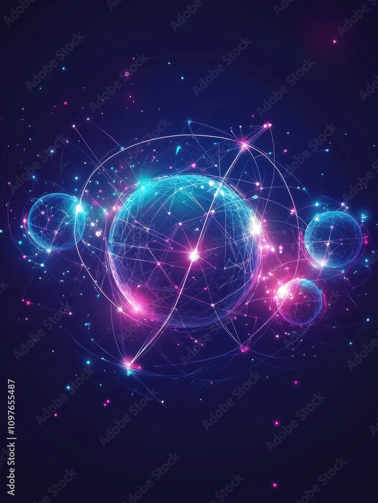 Poster network 5g. wireless data transmission 5g technology internet speed broadband five hotspots wifi glo