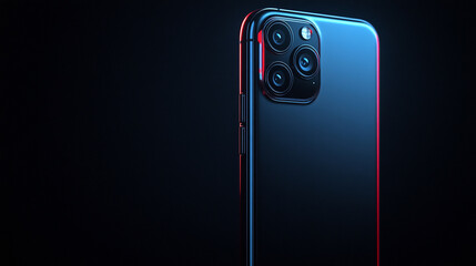 sleek, modern smartphone camera lens captured in a close-up macro shot showcasing its precision and cutting-edge technology, emphasizing clarity and detail in every image