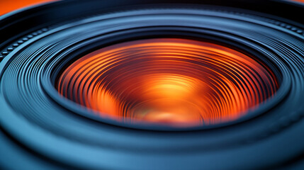 sleek, modern smartphone camera lens captured in a close-up macro shot showcasing its precision and cutting-edge technology, emphasizing clarity and detail in every image