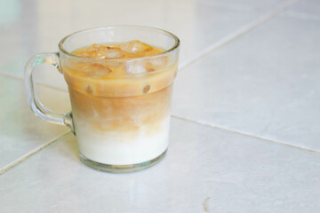 Iced Coffee Milk 6
A glass of fresh iced coffee milk