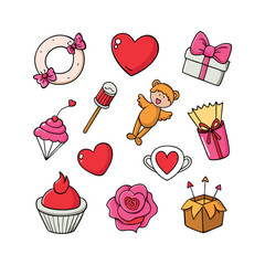 Valentine's Day Ornament Collection