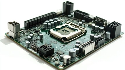 Isolated Motherboard with CPU and Circuits