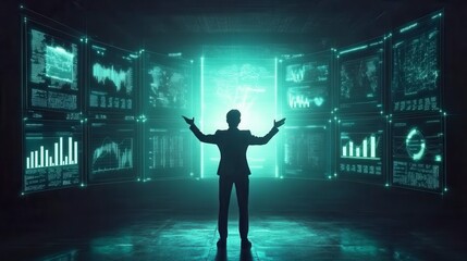 Corporate Presentation in High-Tech Boardroom