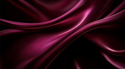 Obraz premium Sumptuous burgundy silk texture adds elegance to any design.