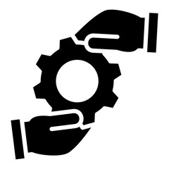 Team Synergy Icon Element For Design