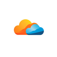 Fototapeta premium Technological innovation in cloud computing digital world graphic design modern environment eye-level view conceptual design impact