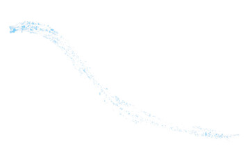 A playful illustration of a light blue pencil drawing with hand strokes on a transparent background.