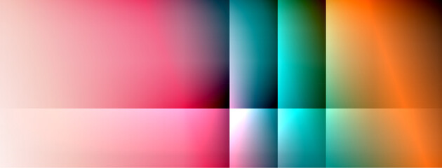 Fototapeta premium Colorful gradient with lines made of shadow and light. Creative background