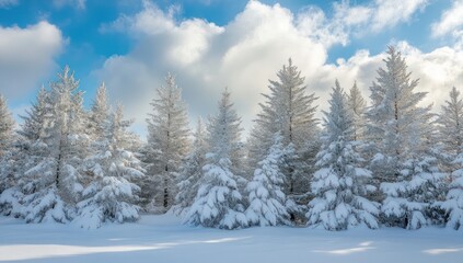 Fototapeta premium Snow Covered Trees