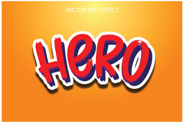 Editable text effect, editable text style vector design