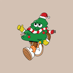 christmas tree mascot