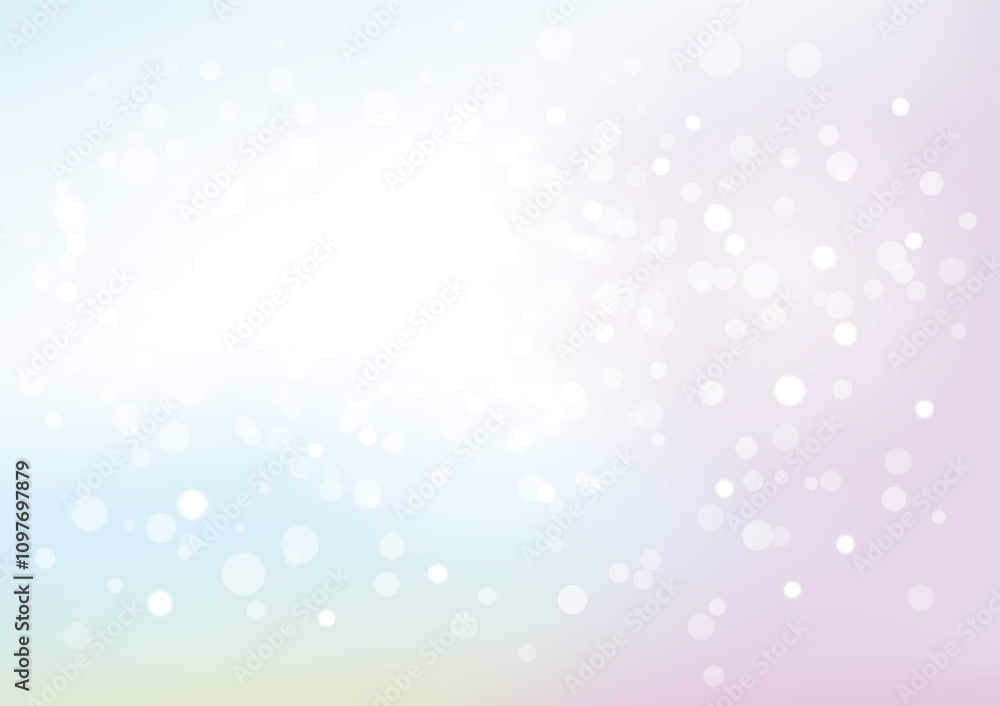 Poster abstract background colorful gradient with a delicate sprinkling of shimmering bokeh light