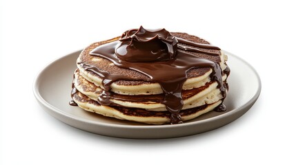 pancakes with chocolate