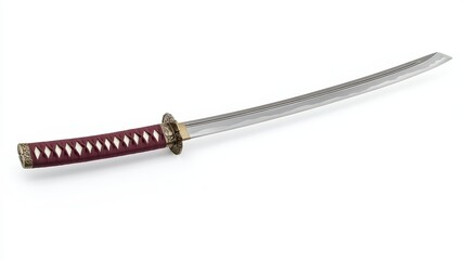katana on a white background