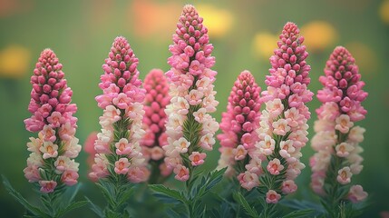 Obraz premium Blooming Pink Flowers Spring Blossom Garden Nature Floral Background