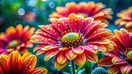 Stunning Macro Photography of Growing Flowers in Vibrant Colors, Showcasing Nature's Beauty, Blooming Petals, and Intricate Details of Flora for Botany Enthusiasts and Garden Lovers