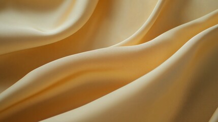 Obraz premium Elegant Golden Satin Fabric Background Textiles Showcase Home Decor Soft Lighting Artistic View Luxurious Feel