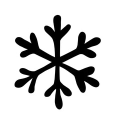 Snowflake hand drawn illustration
