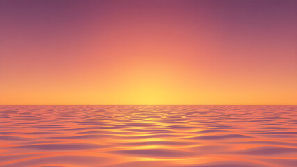 Obraz premium 8K Abstract Sunset Sky Background where the sky is gradient from golden orange at the bottom to deep purple at the top