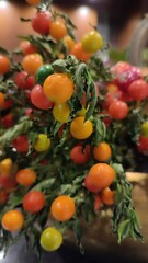 bouquet autumn flowers, ikebana flora vase, halloween interior red orange objects, decoration holiday design decor 