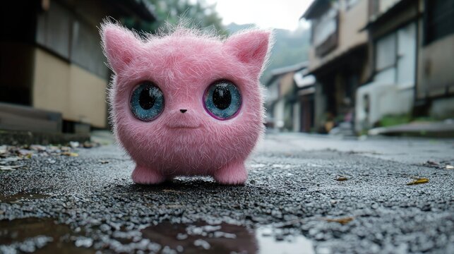 a Real Life jigglypuff, high Definition, realistic