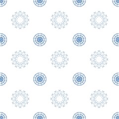 A close-up of a colorful floral tile with a geometric pattern, Italian Renaissance, maiolica tile, Italian art, ceramics, decorative art Abstract dirty or scratch aging effect. Dusty and grungy scratc