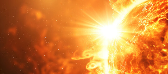 Naklejka premium orange horizon sunlight background, ray, bright, shine 29